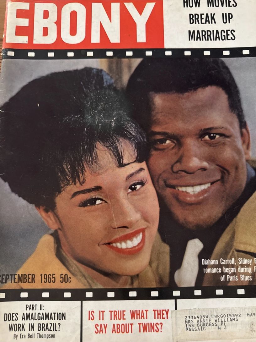 EBONY magazine side cover  September 1965