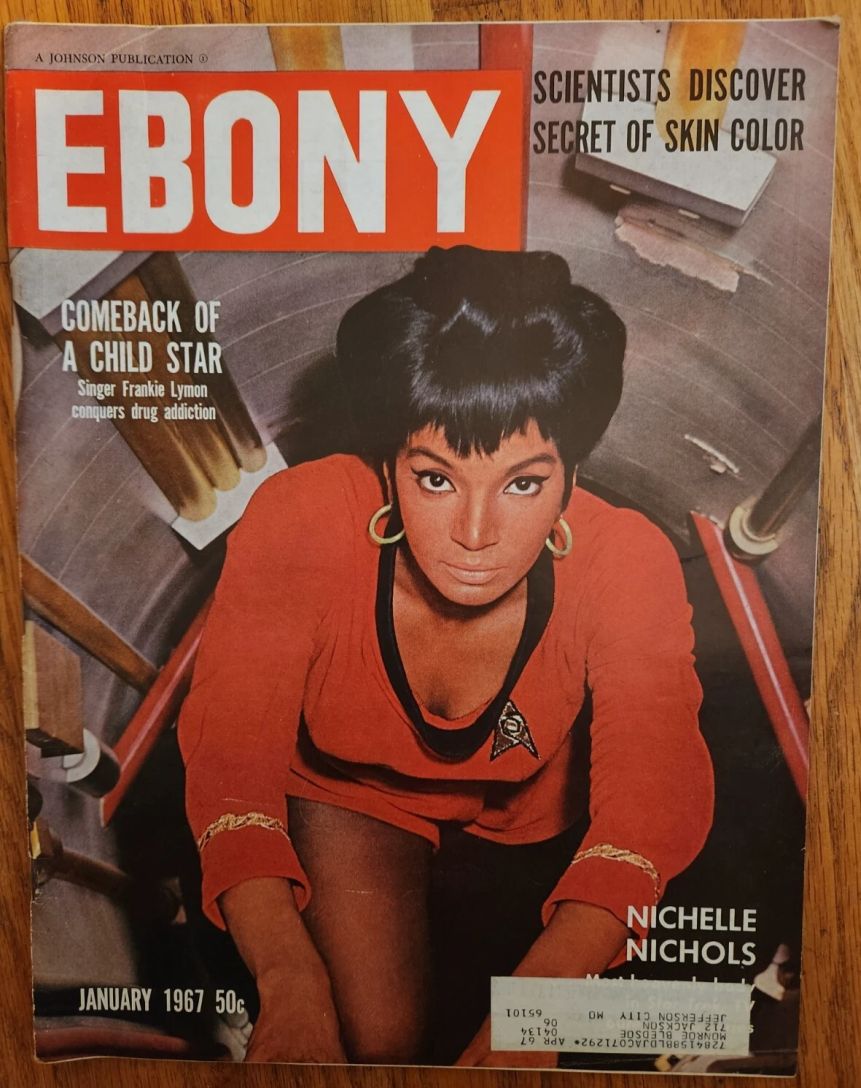 EBONY magazine side cover  January 1967