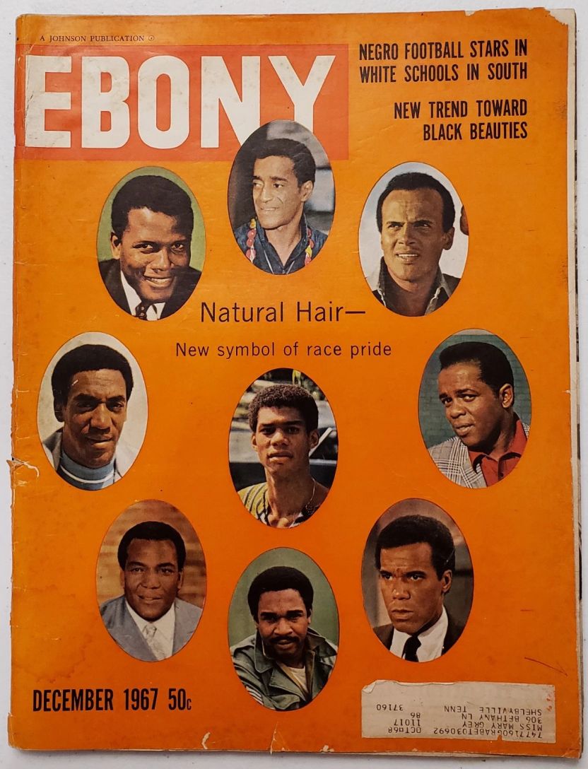 EBONY magazine side cover  December 1967