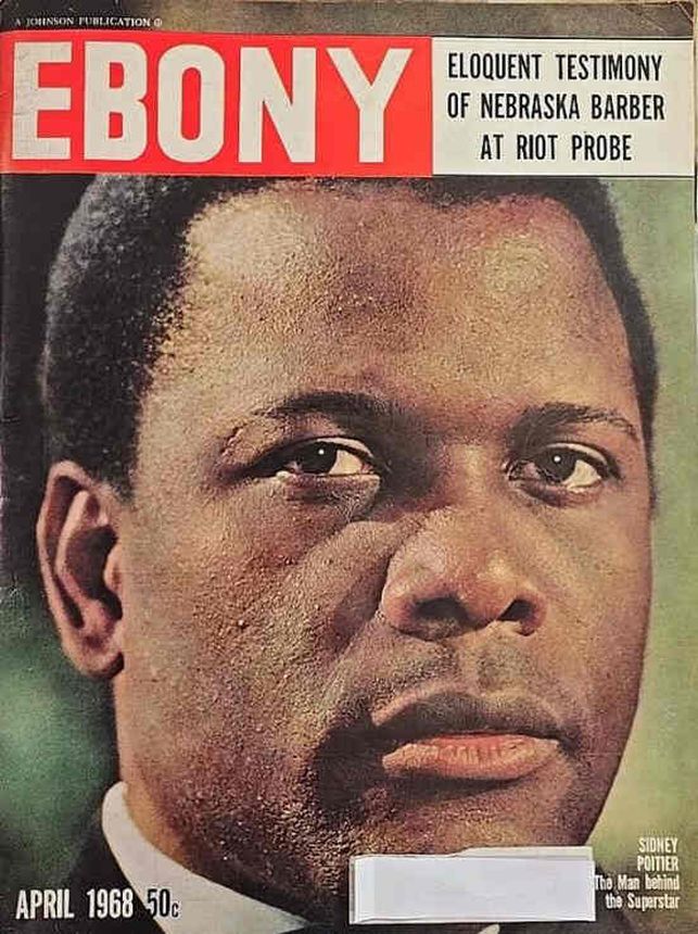 EBONY magazine side cover  April 1968