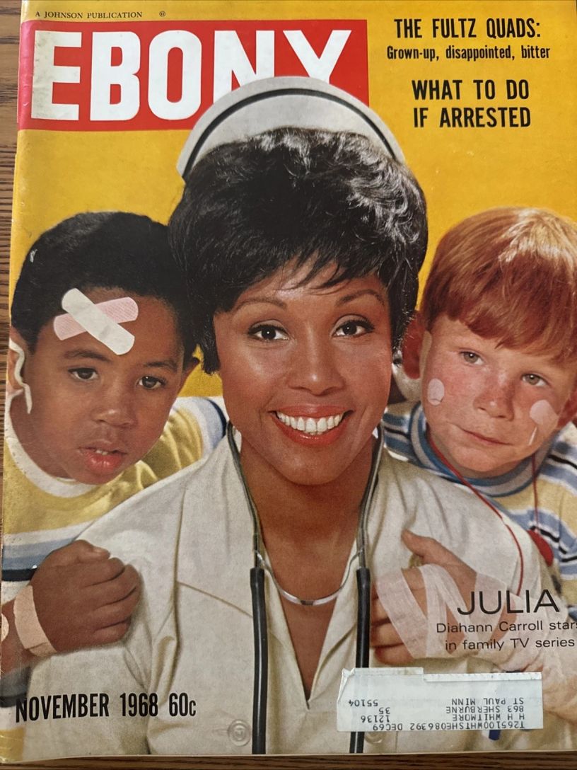 EBONY magazine side cover  November 1968