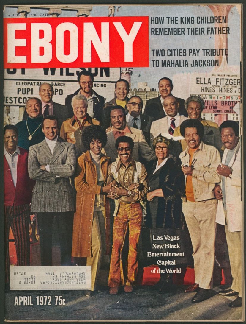 EBONY magazine side cover  April 1972