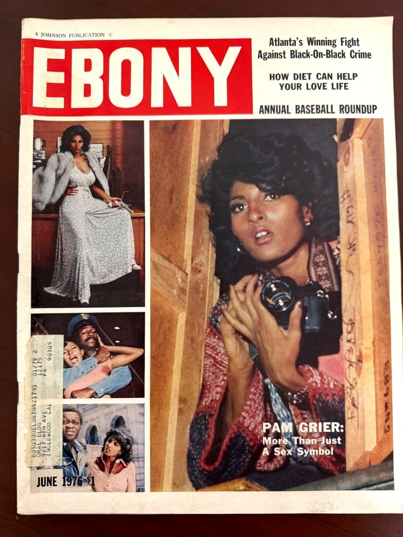 EBONY magazine side cover  June 1976