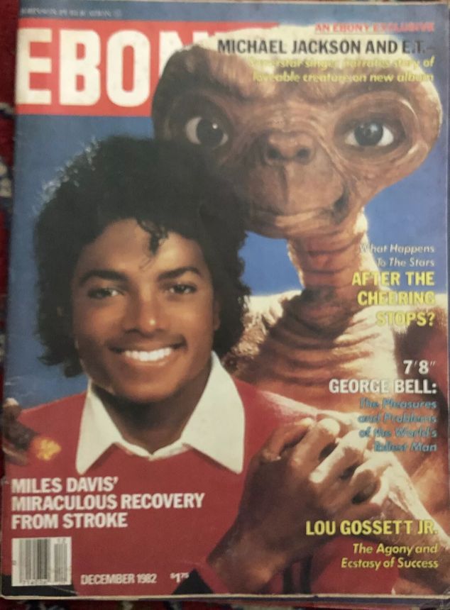 EBONY magazine side cover  December 1982