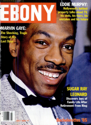 EBONY magazine side cover  July 1985