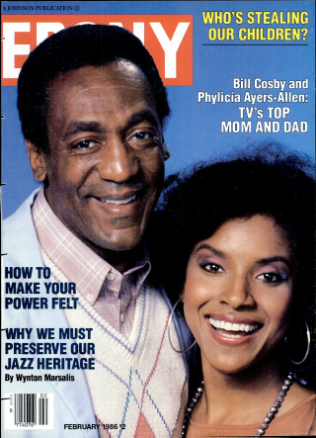 EBONY magazine side cover  February 1986
