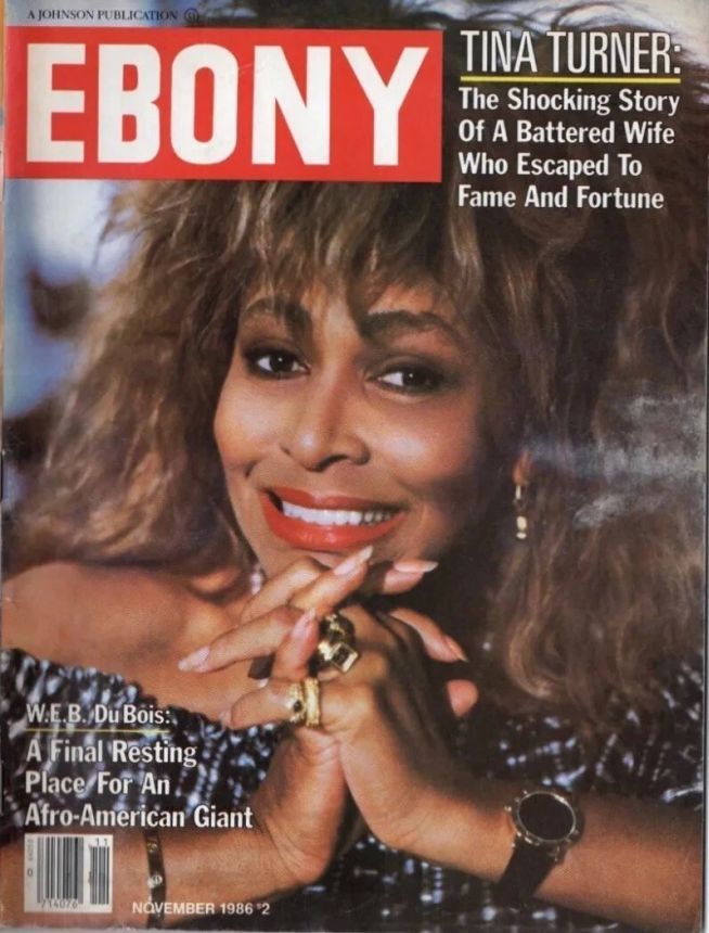 EBONY magazine side cover  November 1986