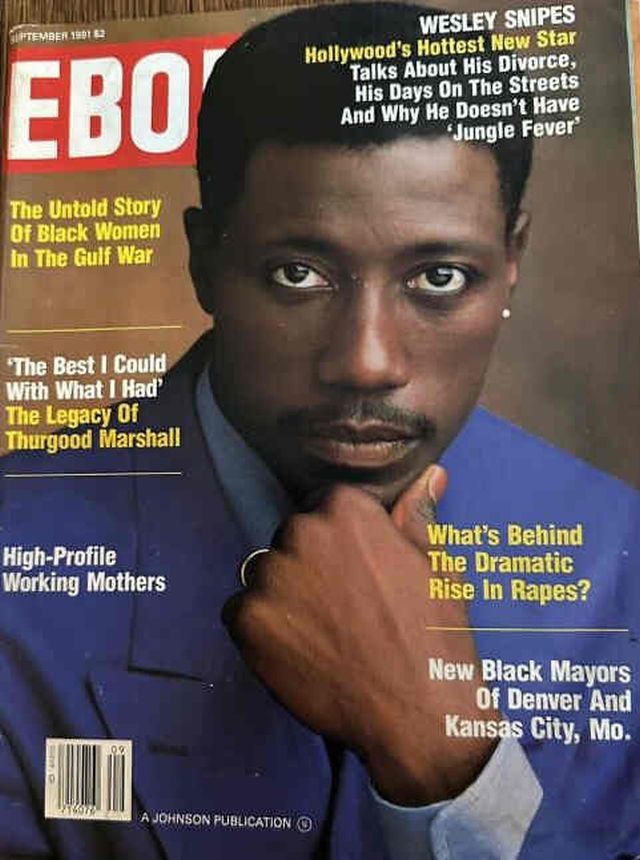 EBONY magazine side cover  September 1991