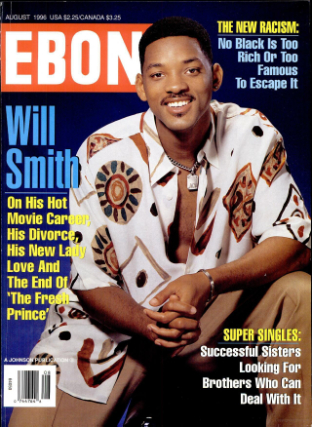 EBONY magazine side cover  August 1996