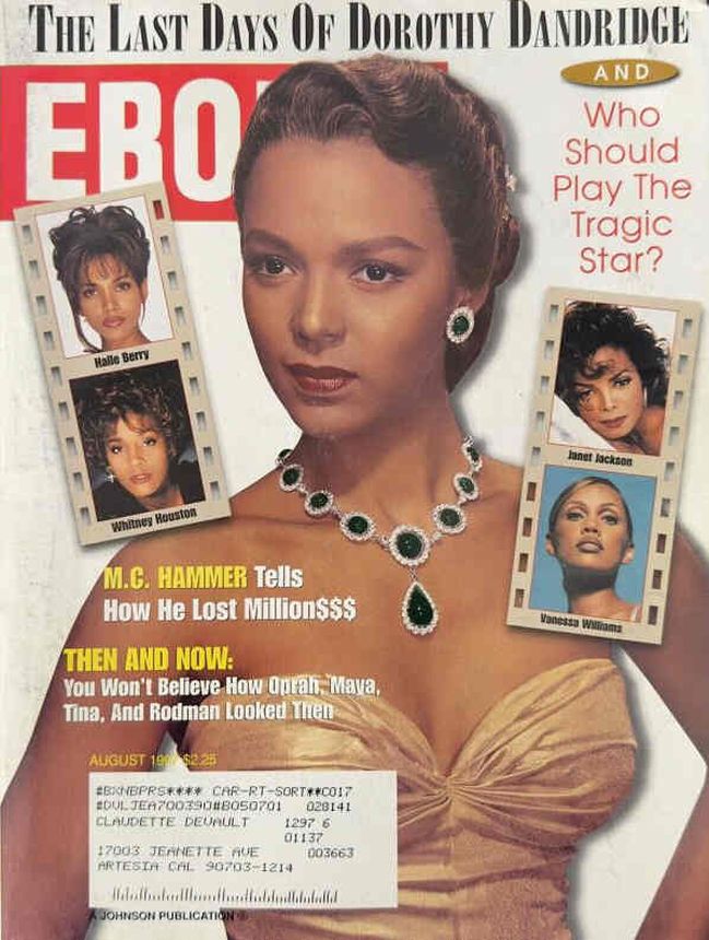 EBONY magazine side cover  August 1997