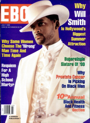 EBONY magazine side cover  July 1999