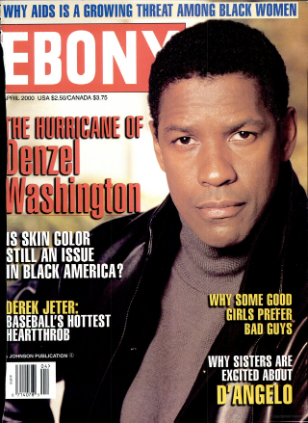 EBONY magazine side cover  April 2000