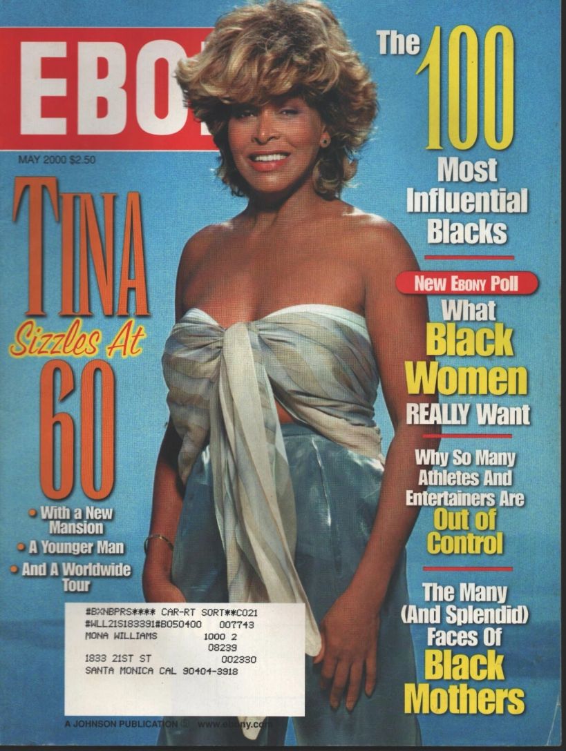 EBONY magazine side cover  May 2000