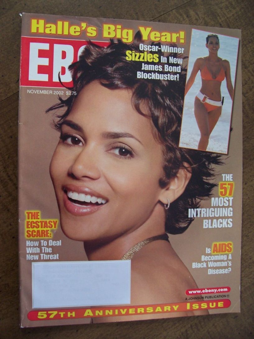 EBONY magazine side cover  November 2002