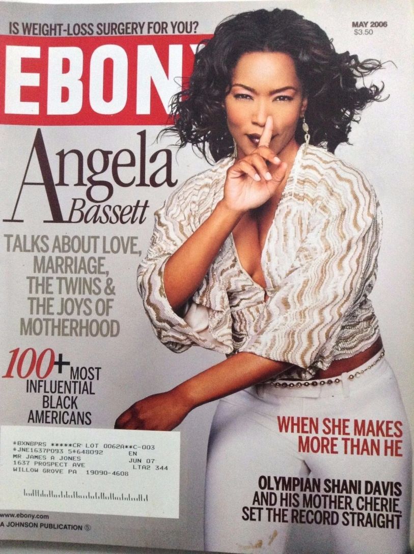 EBONY magazine side cover  May 2006