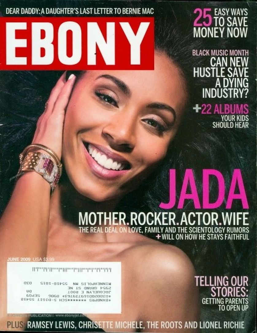 EBONY magazine side cover  June 2009