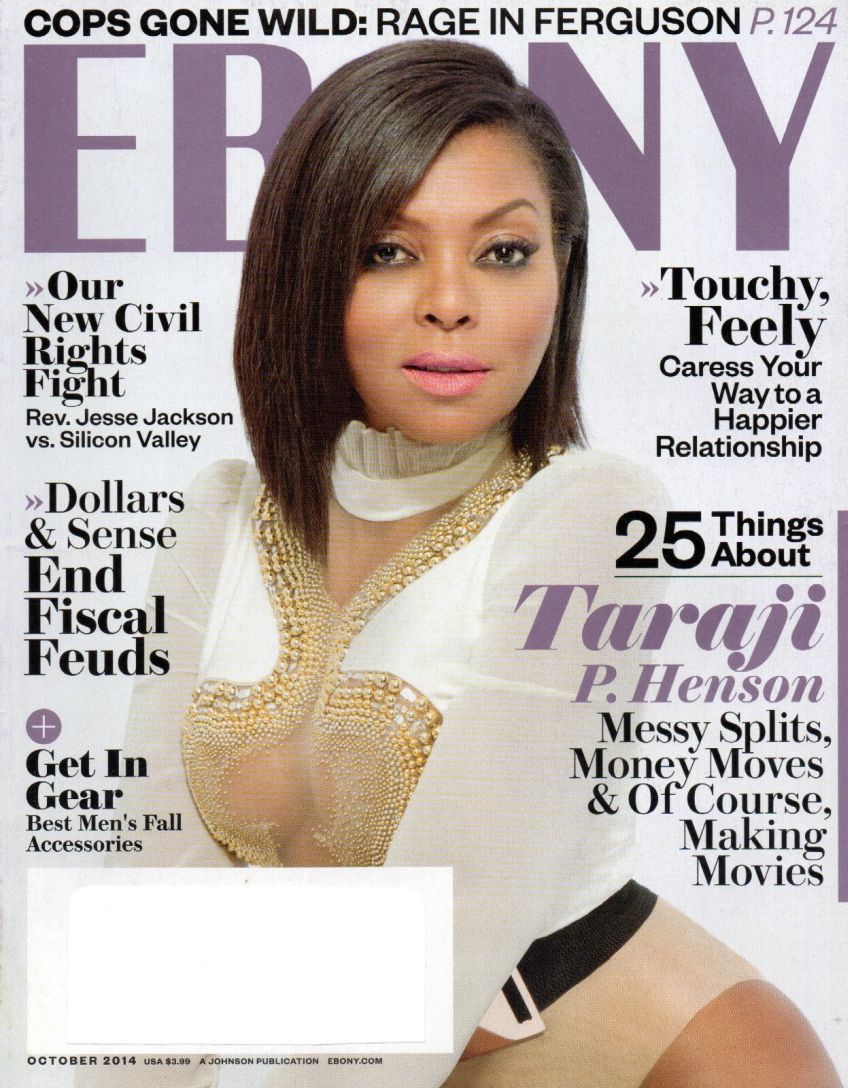 EBONY magazine side cover  October 2014