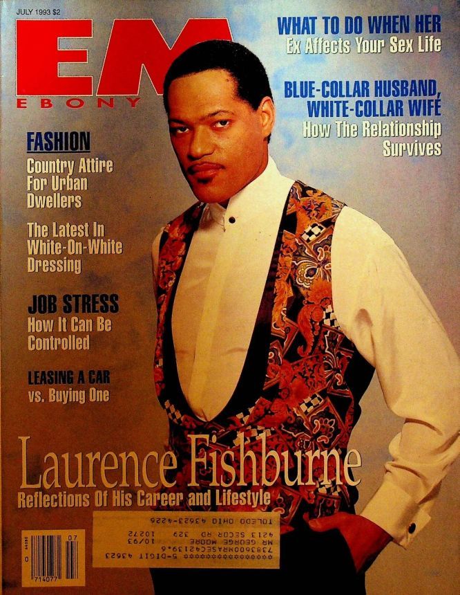 EBONY MAN magazine side cover  July 1993