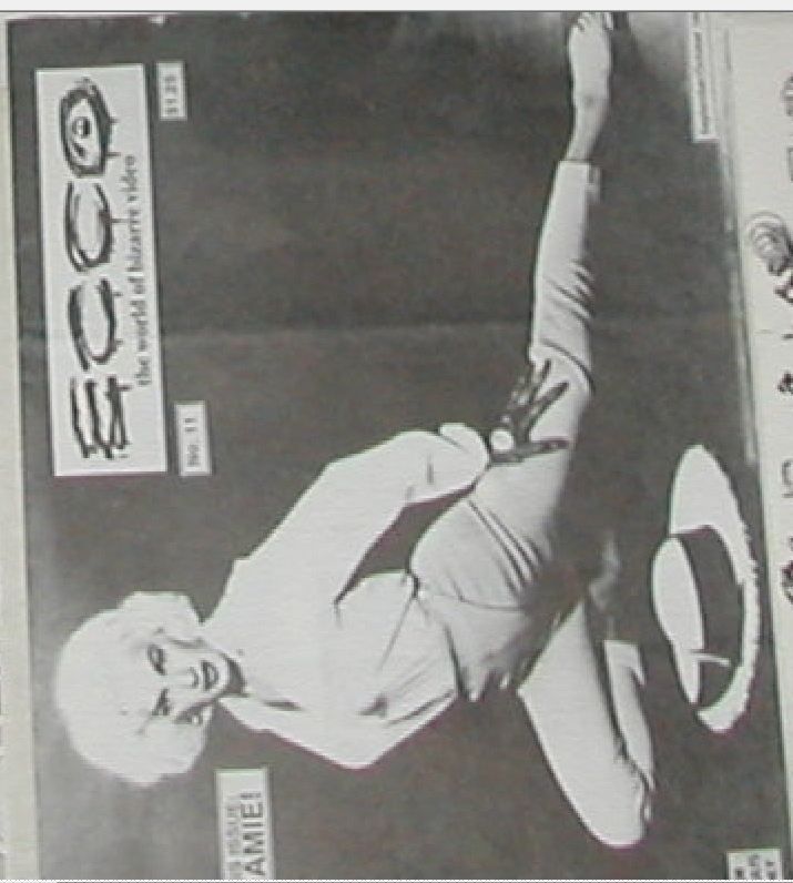 ECCO magazine side cover Issue 11  1989
