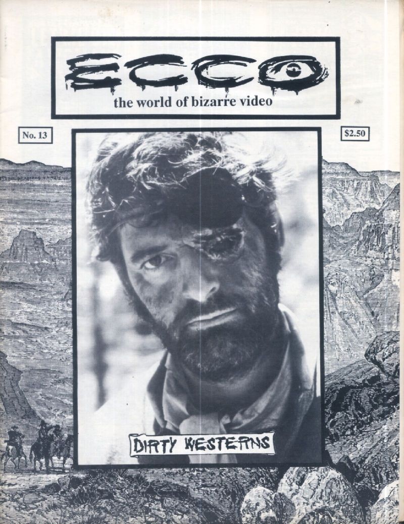 ECCO magazine side cover Issue 13  1990