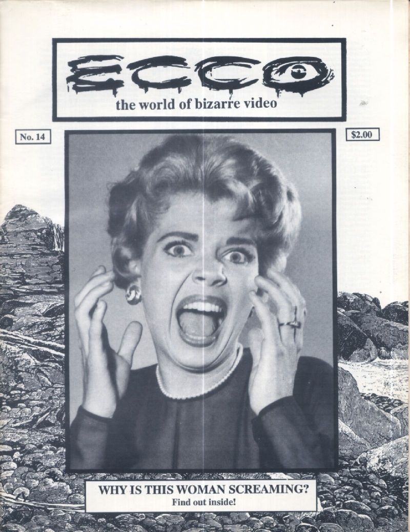 ECCO magazine side cover Issue 14  1990