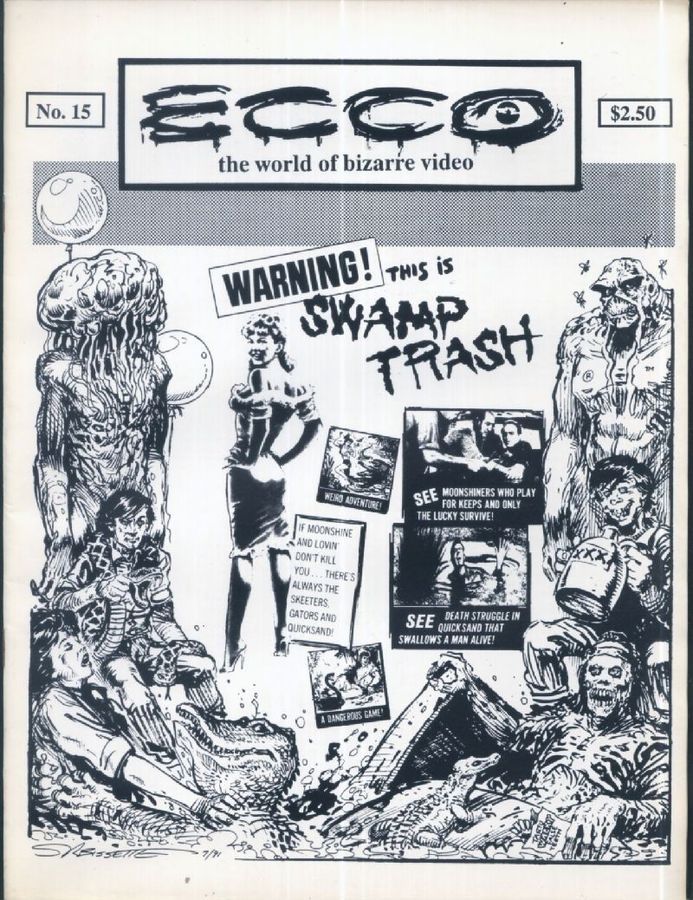ECCO magazine side cover Issue 15  1991
