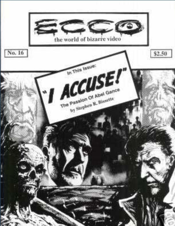 ECCO magazine side cover Issue 16  1991