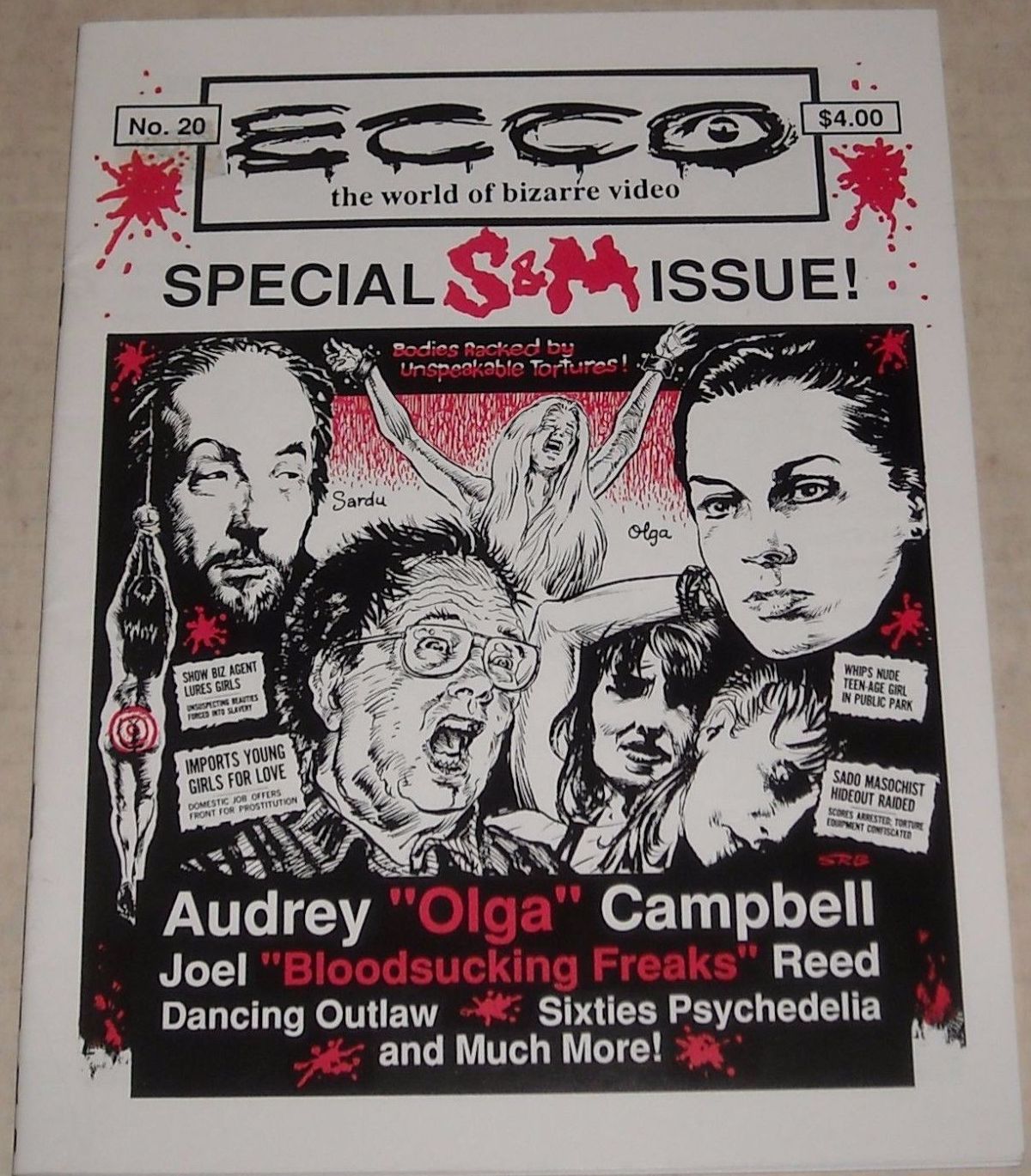 ECCO magazine side cover Issue 20  1995