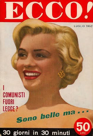 ECCO (IT) magazine side cover  July 1952