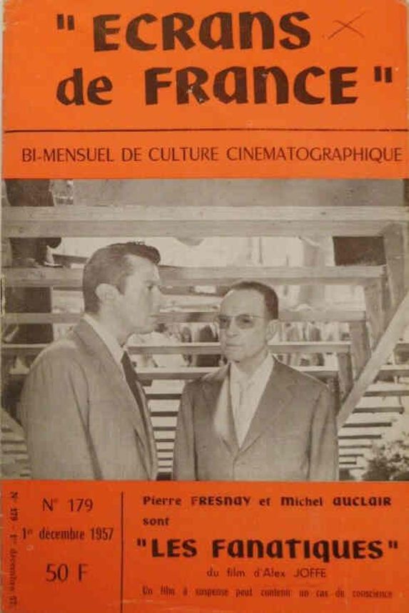 ECRANS DE FRANCE magazine side cover Issue 179 1 December 1957