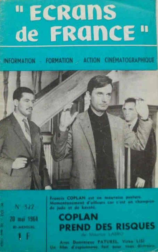 ECRANS DE FRANCE magazine side cover Issue 322 20 May 1964