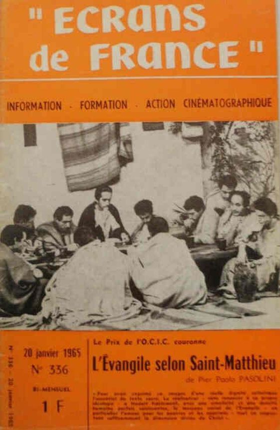 ECRANS DE FRANCE magazine side cover Issue 336 20 January 1965