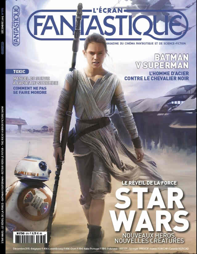 ECRAN FANTASTIQUE | L magazine side cover Issue 370 December 2015
