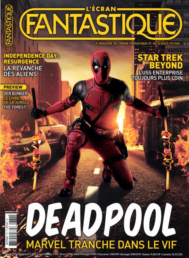 ECRAN FANTASTIQUE | L magazine side cover Issue 372 February 2016