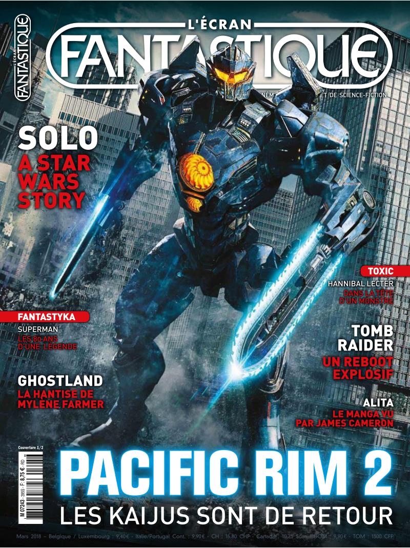 ECRAN FANTASTIQUE | L magazine side cover Issue 395  March 2018