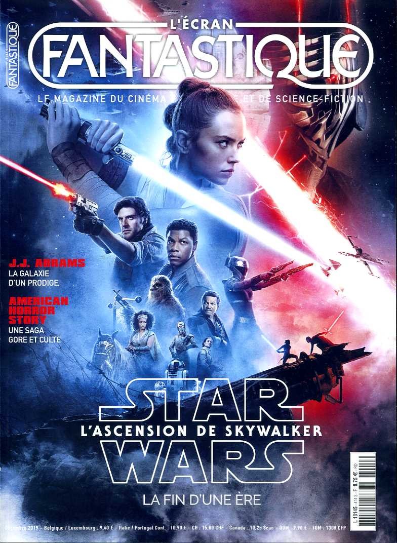 ECRAN FANTASTIQUE | L magazine side cover Issue 414  December 2019