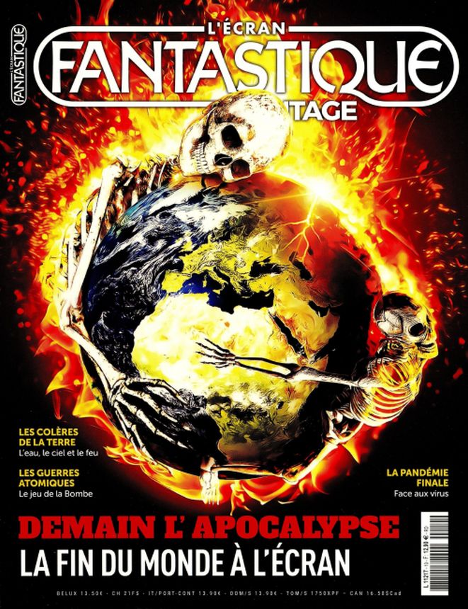 ECRAN FANTASTIQUE VINTAGE magazine side cover Issue 10 Summer 2022