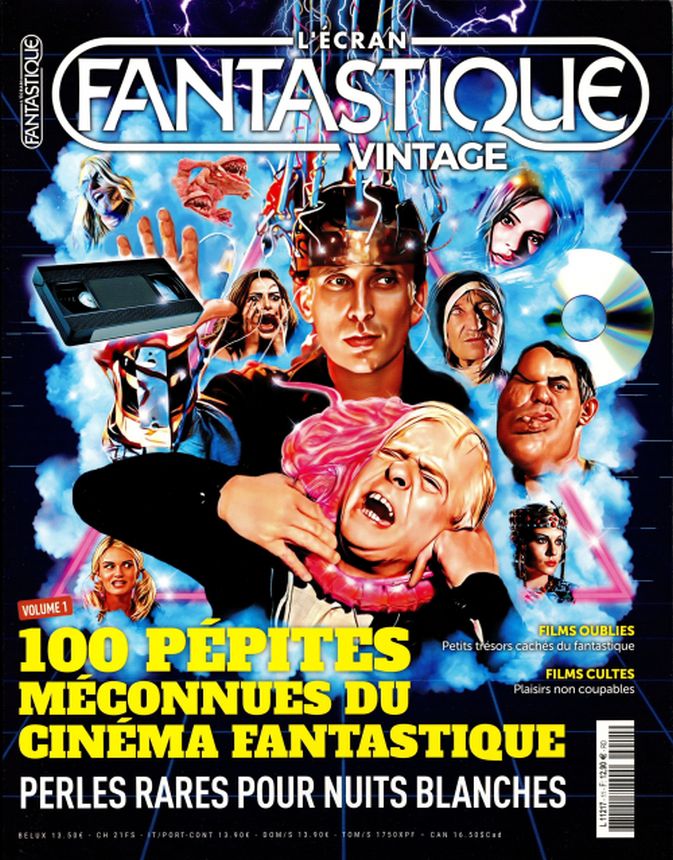 ECRAN FANTASTIQUE VINTAGE magazine side cover Issue 11 Winter 2022
