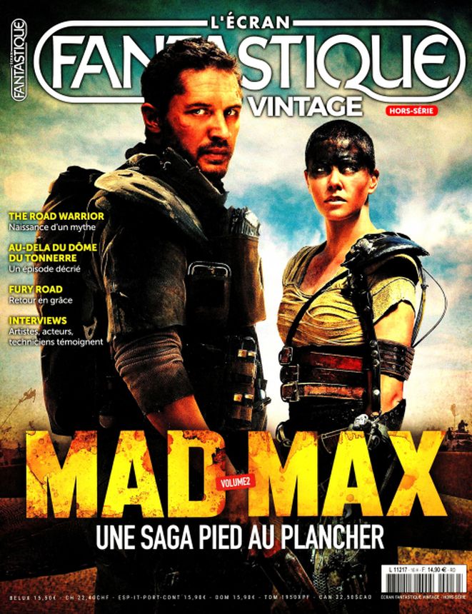 ECRAN FANTASTIQUE VINTAGE magazine side cover Issue 16  December 2023