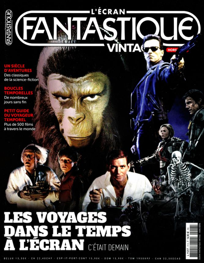 ECRAN FANTASTIQUE VINTAGE magazine side cover Issue 17  April 2024