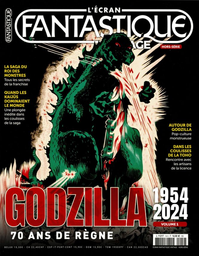 ECRAN FANTASTIQUE VINTAGE magazine side cover Issue 19  October 2024