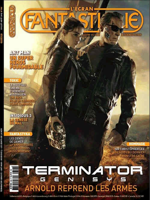 ECRAN FANTASTIQUE | L magazine side cover Issue 366 July/August 2015