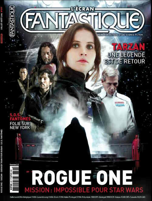 ECRAN FANTASTIQUE | L magazine side cover Issue 377 July/August 2016