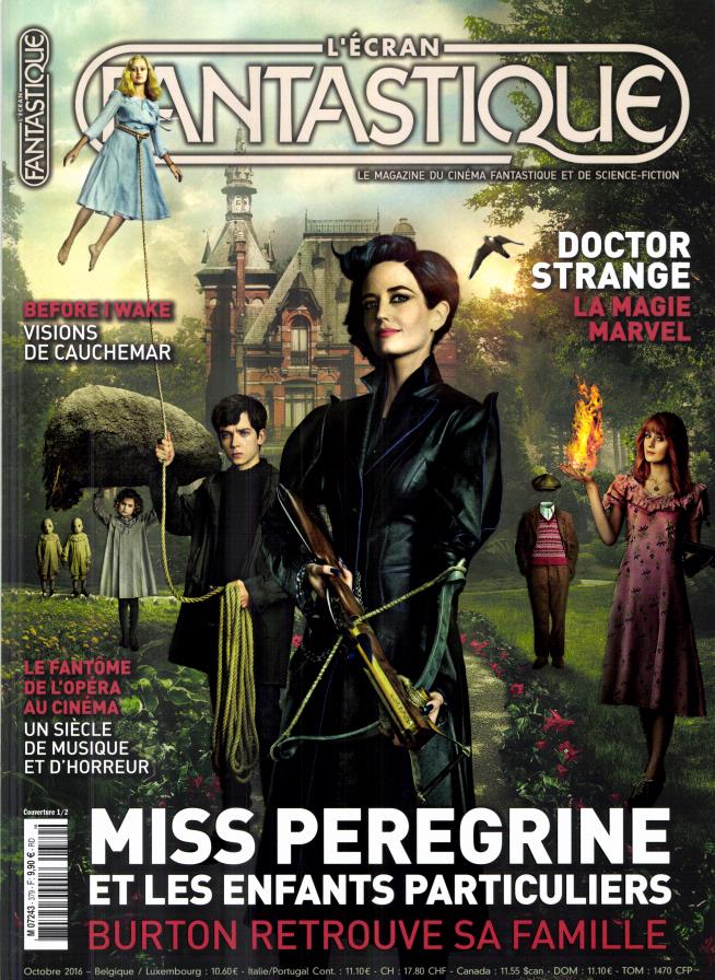 ECRAN FANTASTIQUE | L magazine side cover Issue 379 October 2016