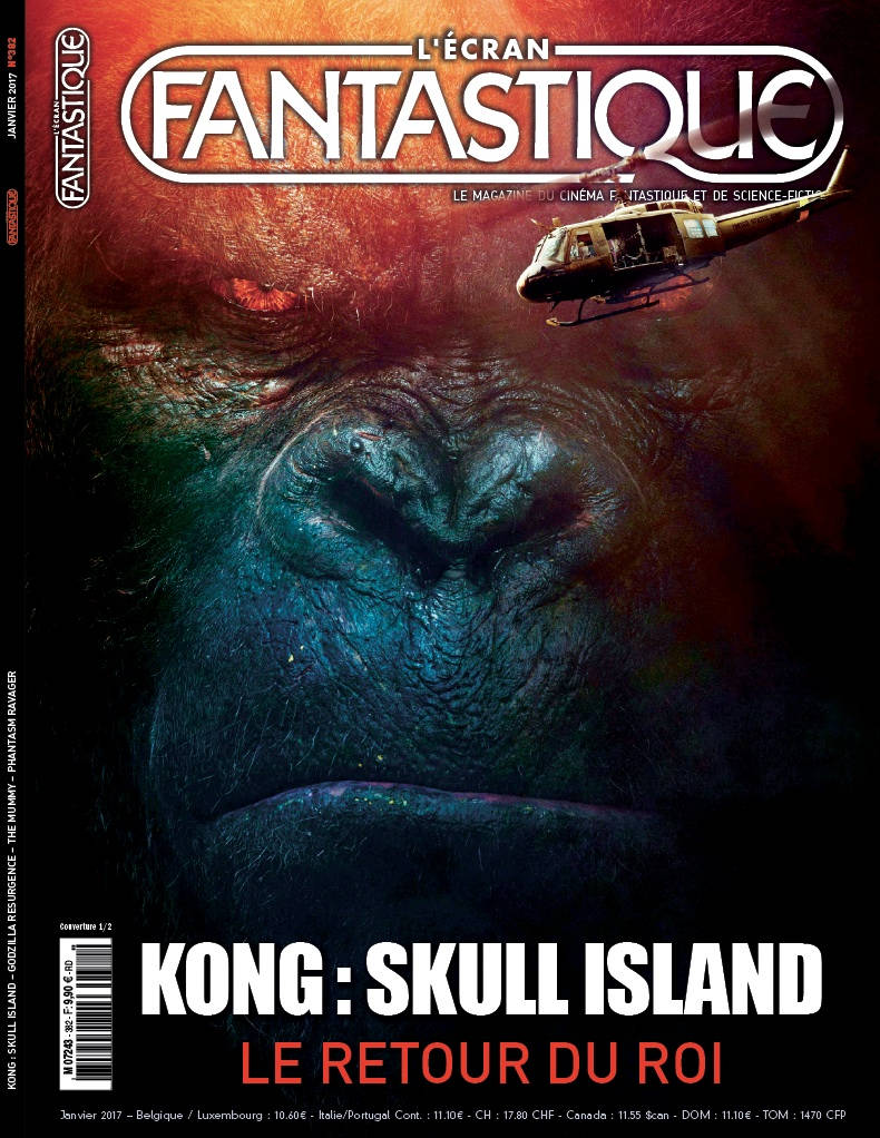 ECRAN FANTASTIQUE | L magazine side cover Issue 382 January 2017