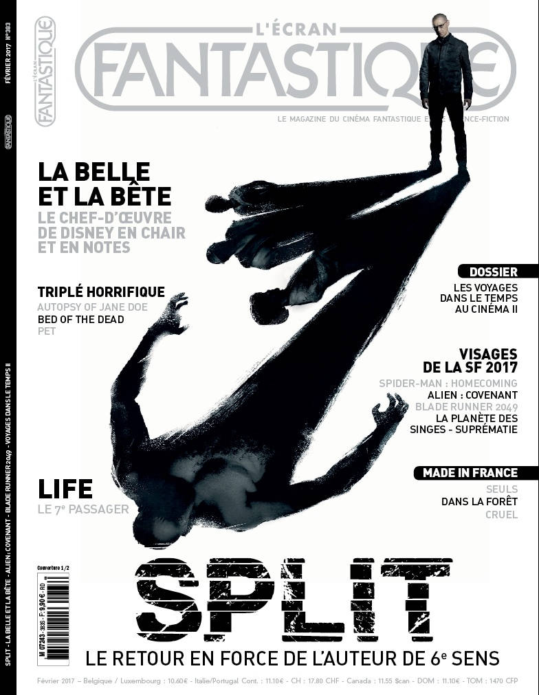 ECRAN FANTASTIQUE | L magazine side cover Issue 383 February 2017