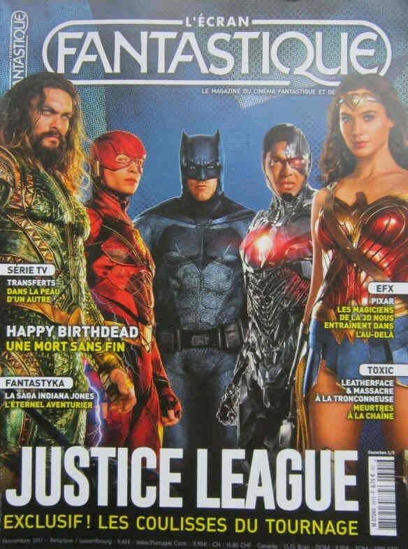 ECRAN FANTASTIQUE | L magazine side cover Issue 391  November 2017