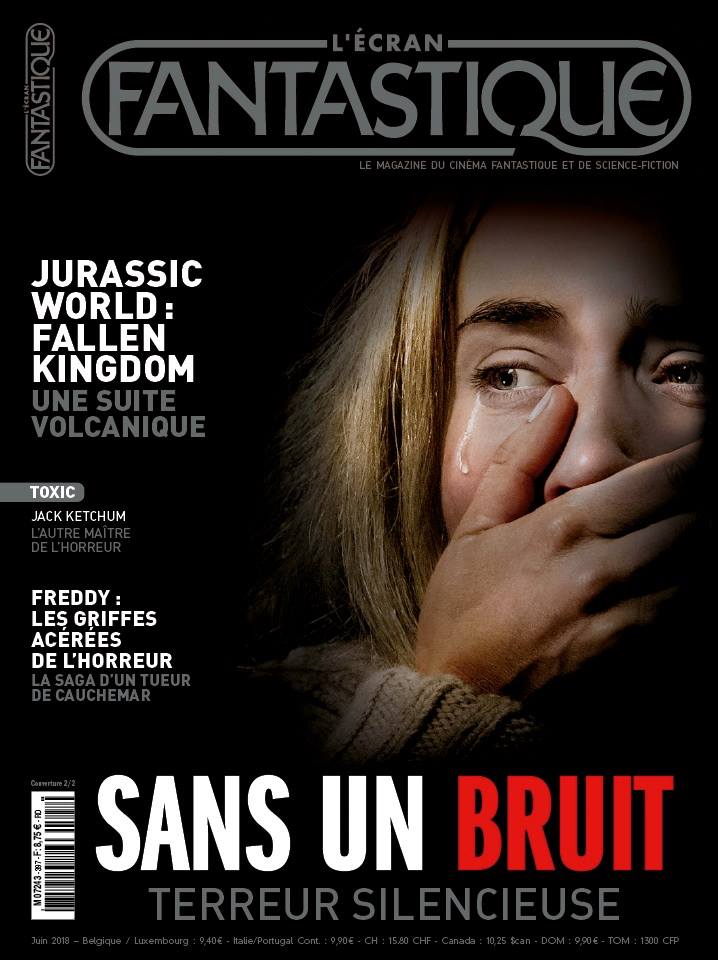 ECRAN FANTASTIQUE | L magazine side cover Issue 398  June 2018
