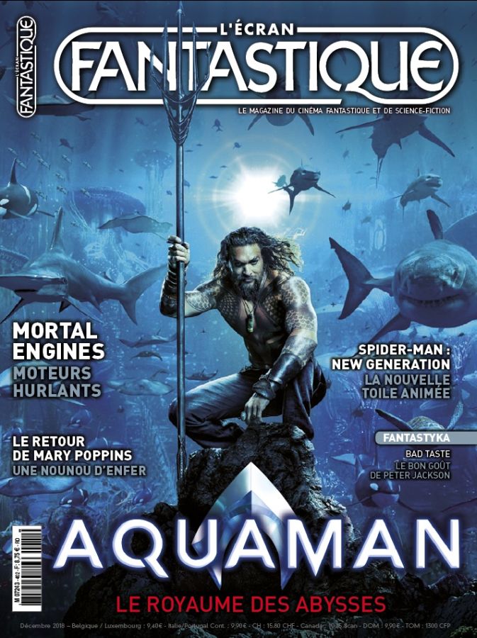 ECRAN FANTASTIQUE | L magazine side cover Issue 403  December 2018