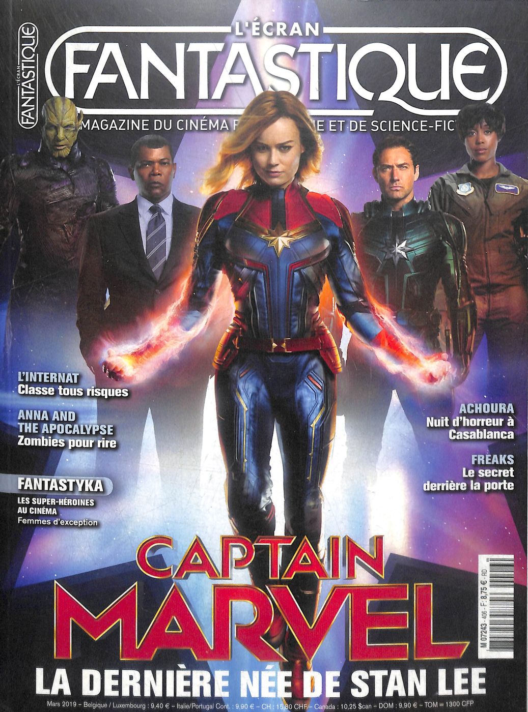 ECRAN FANTASTIQUE | L magazine side cover Issue 406  March 2019